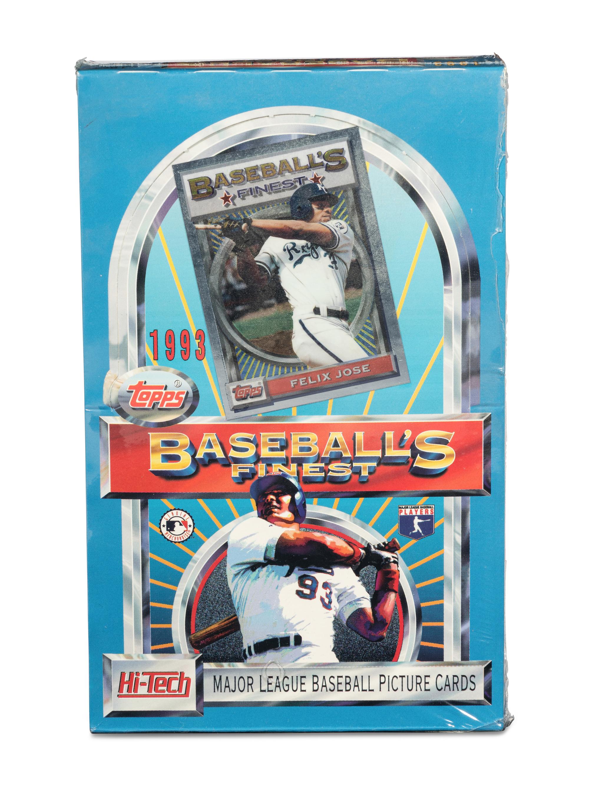 A Factory Sealed Box of 1993 Topps Finest Baseball Cards