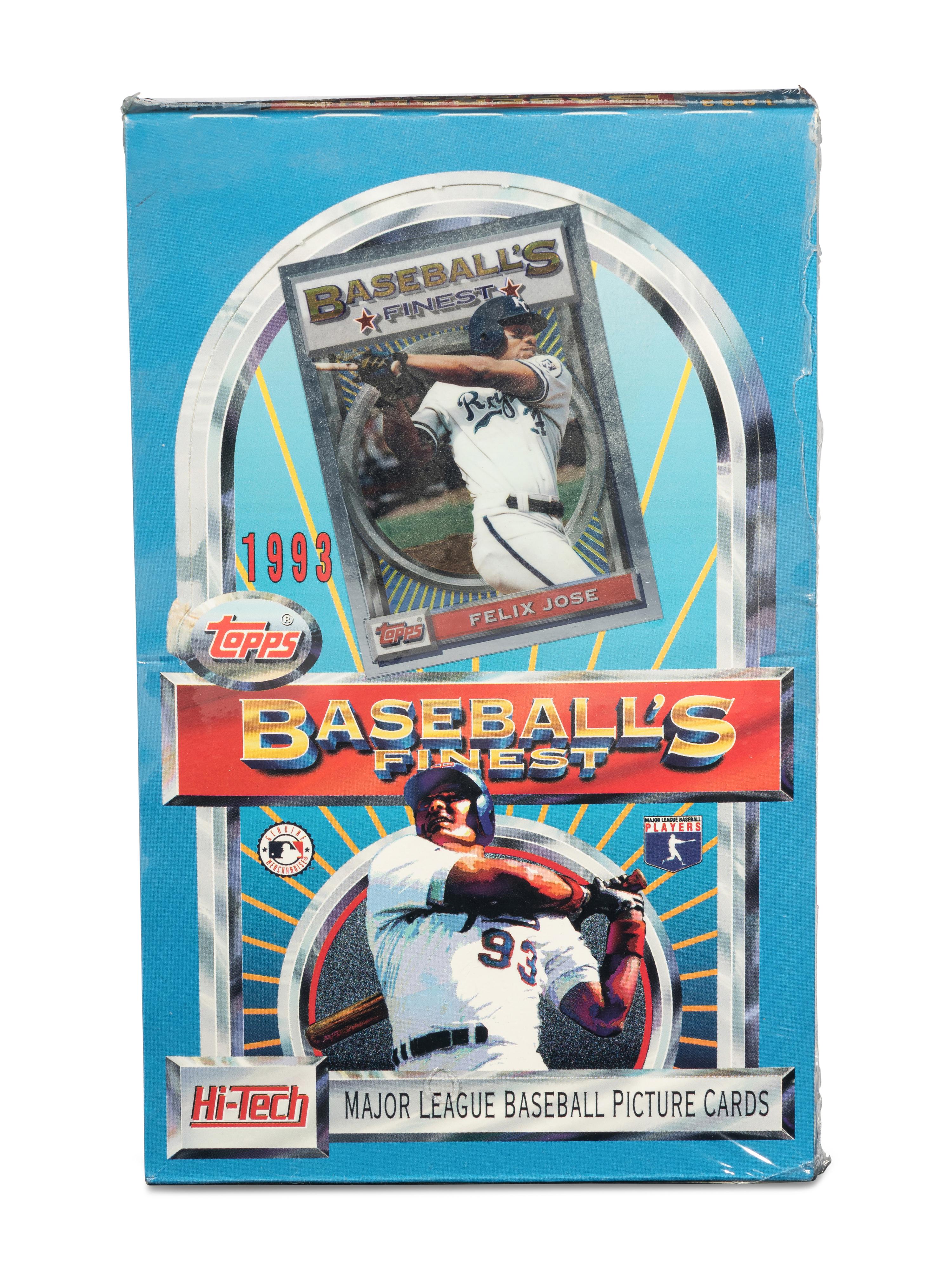 A Factory Sealed Box of 1993 Topps Finest Baseball Cards