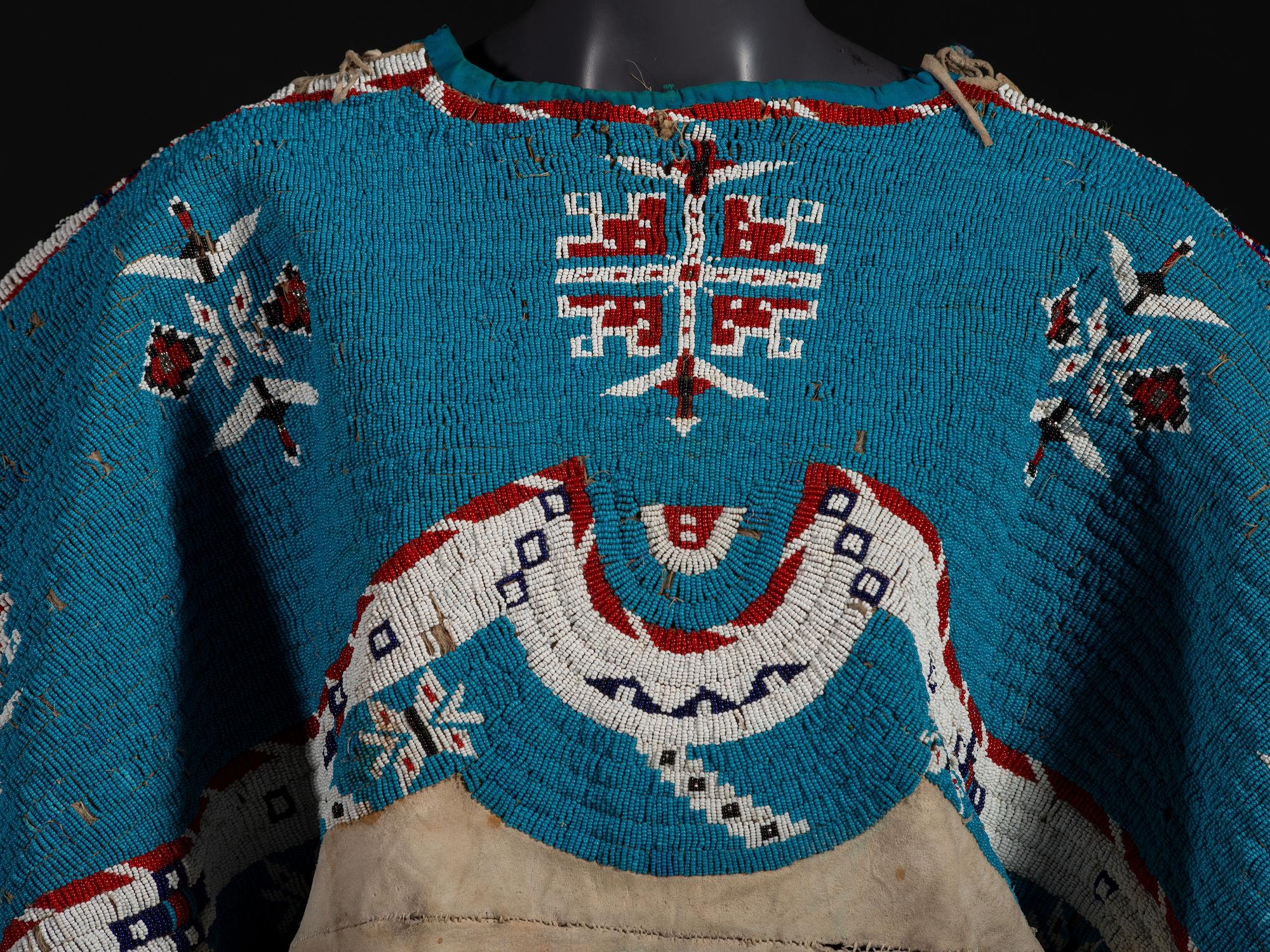 Sioux Beaded Hide Dress