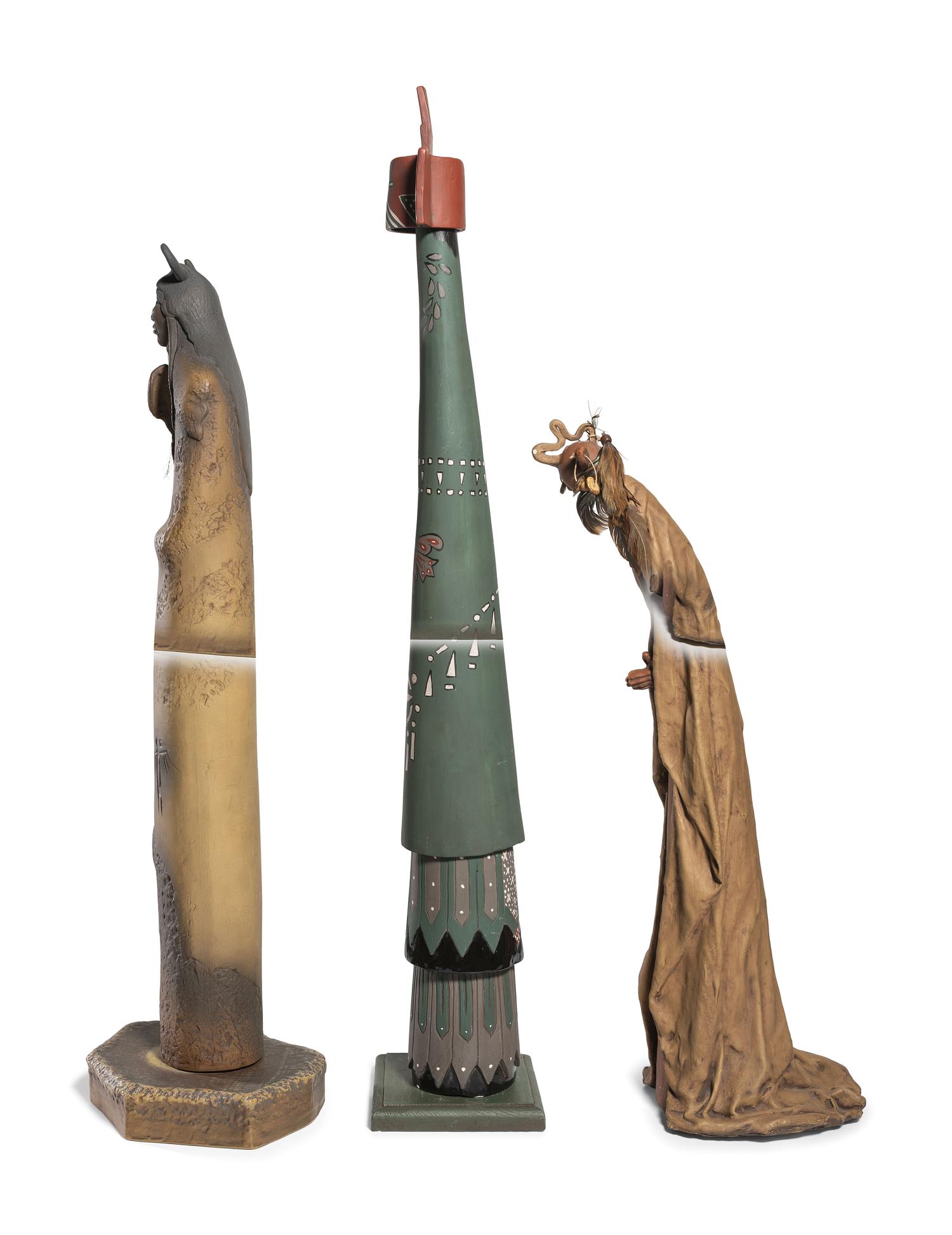 Southwestern-style Plaster Decorative Figures
