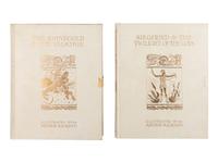 [RACKHAM, Arthur (1867-1939), illustrator]. WAGNER, Richard (1813-1883). [The Ring of the Niblung]. The Rhinegold & the Valkyrie . -- Siegfried & the Twilight of the Gods . Margaret Armour, translator. London and New York: William Heinemann and Doubleday Page & Co., 1910, 1911.