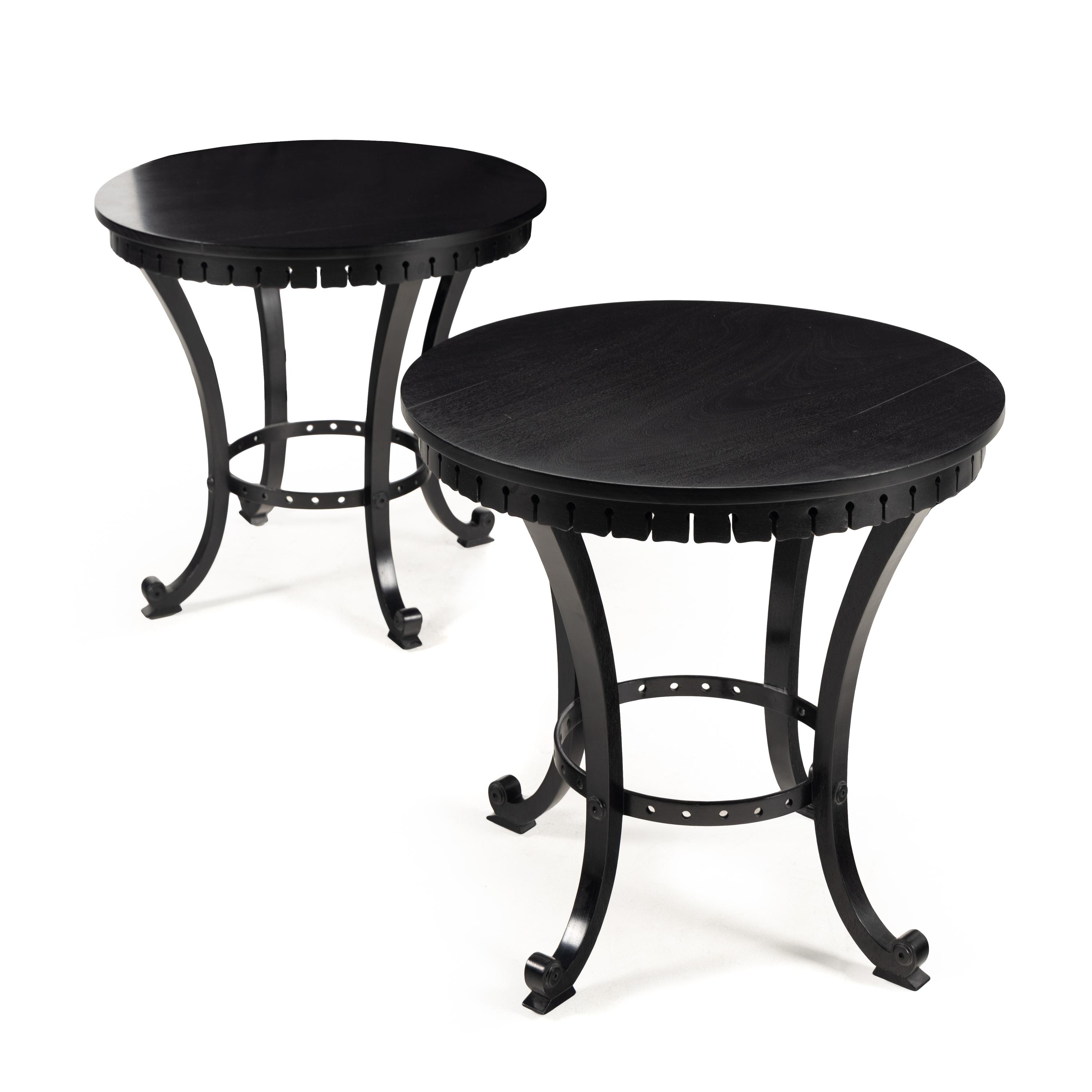 A Pair of Dessin Fournir Side Tables