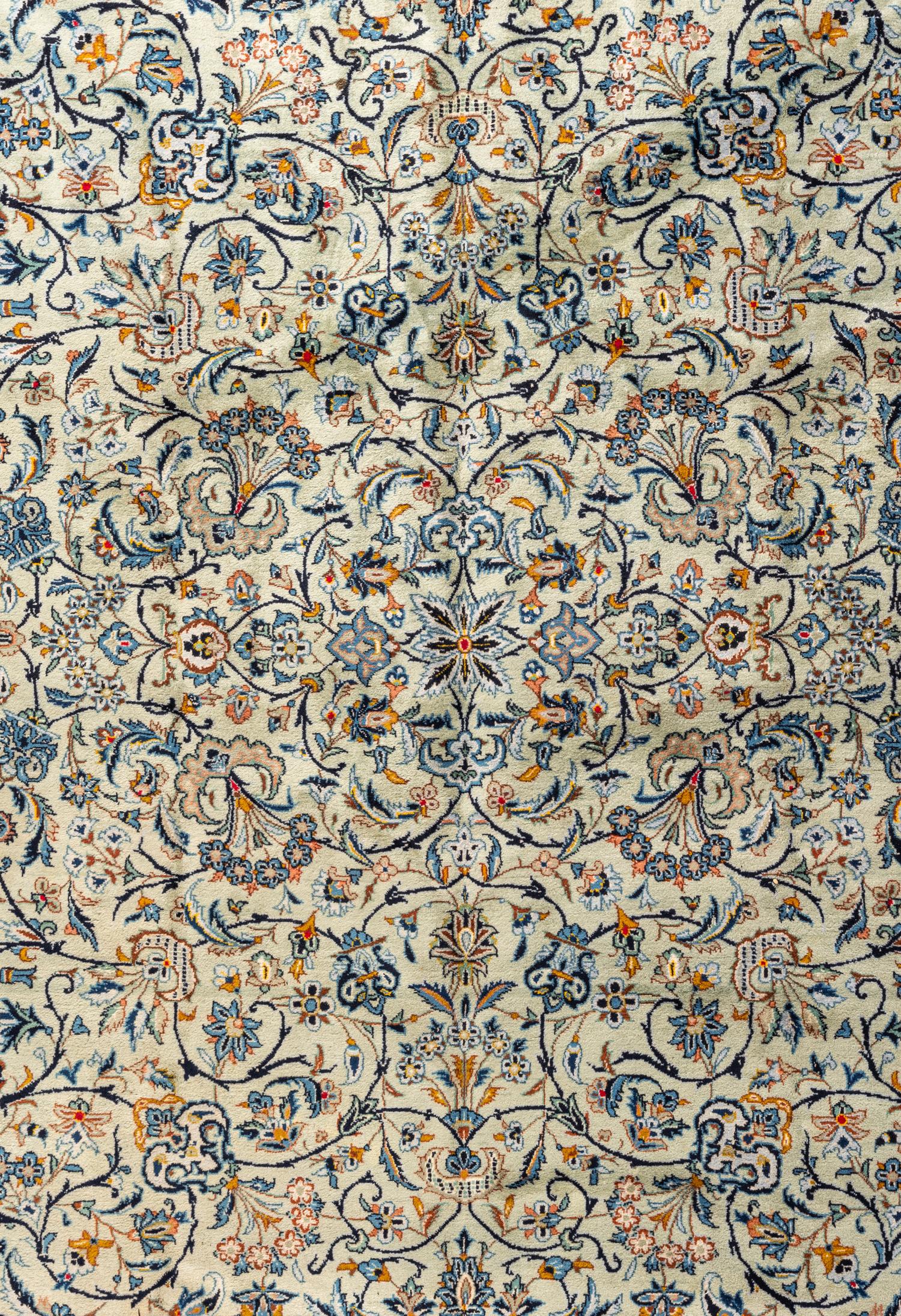 A Kashan Wool Rug