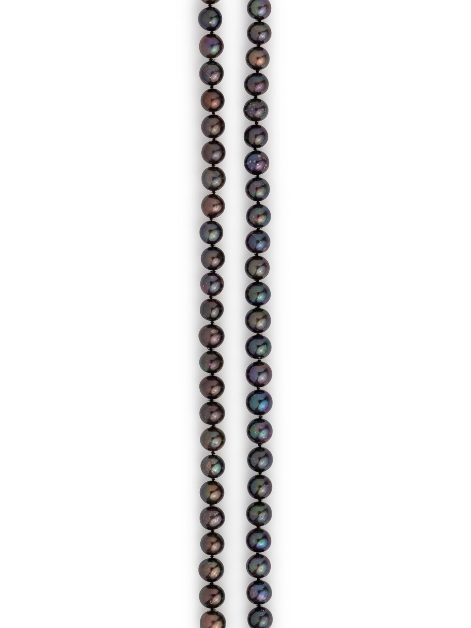 CULTURED BROWN PEARL NECKLACE