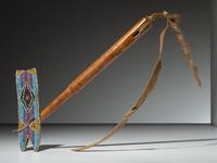 Crow Quirt, with Beaded Wrist Strap