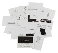 GOREY, Edward (1925-2000). Menaced Objects . Dogear Wryde Postcards . [New York]: n.p., 1989.