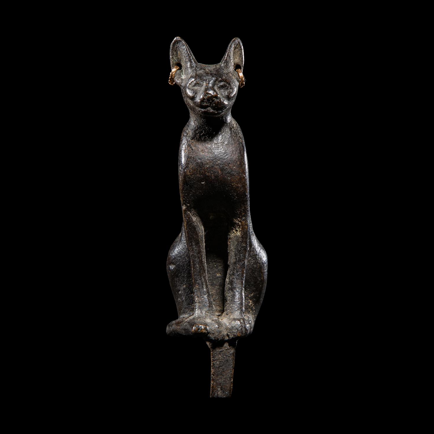 An Egyptian Bronze Cat