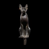 An Egyptian Bronze Cat