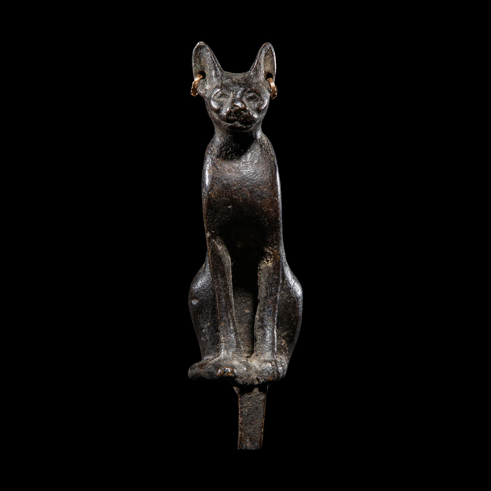 An Egyptian Bronze Cat