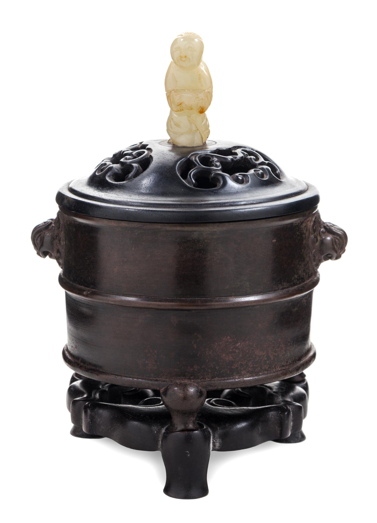 A Bronze Tripod Incense Burner