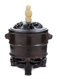 A Bronze Tripod Incense Burner