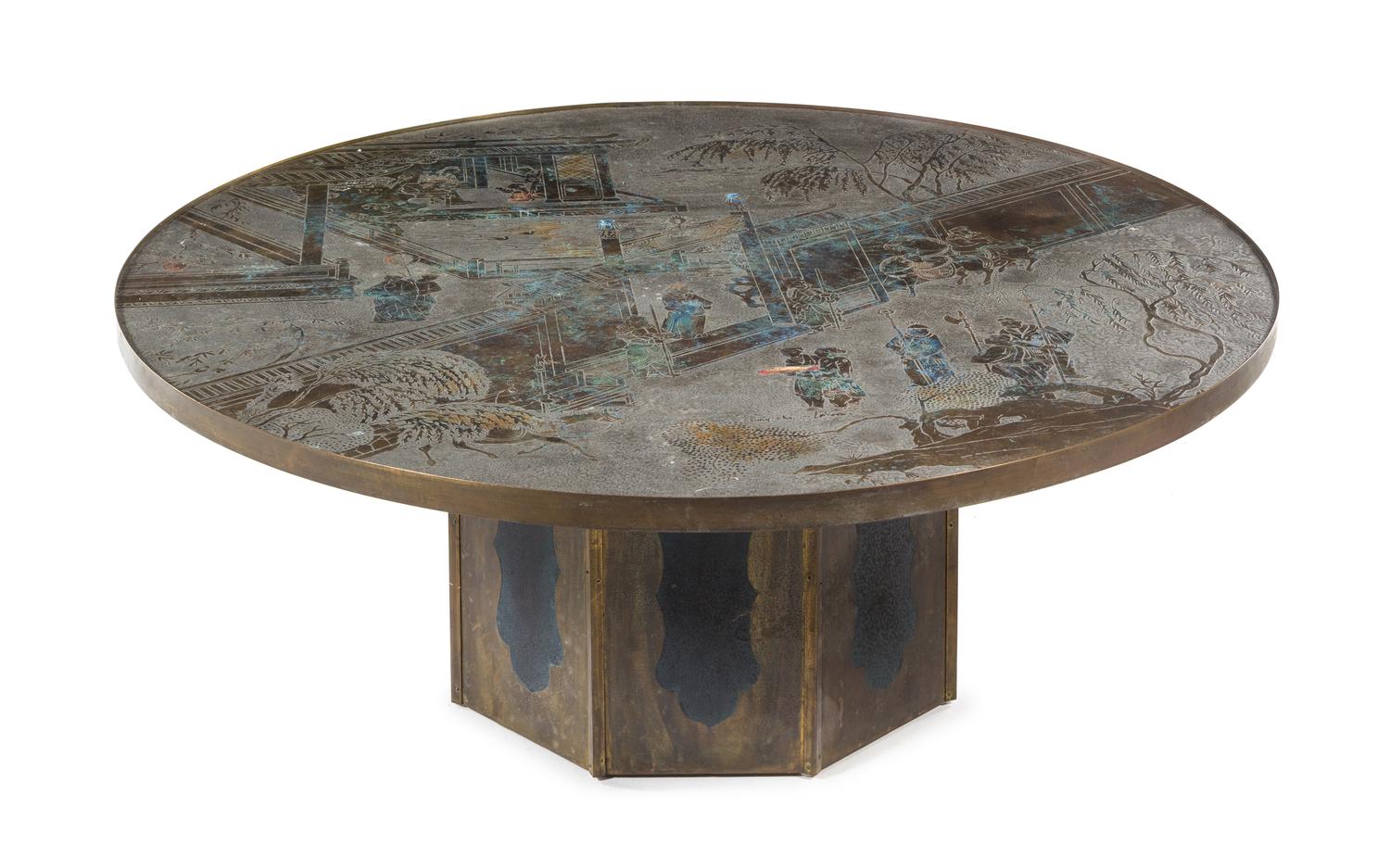 Philip & Kelvin LaVerne, (American, 1908-1988; b.1936), Chan low table, c.1965