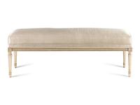 A Nancy Corzine Silvered Richelieu Bench