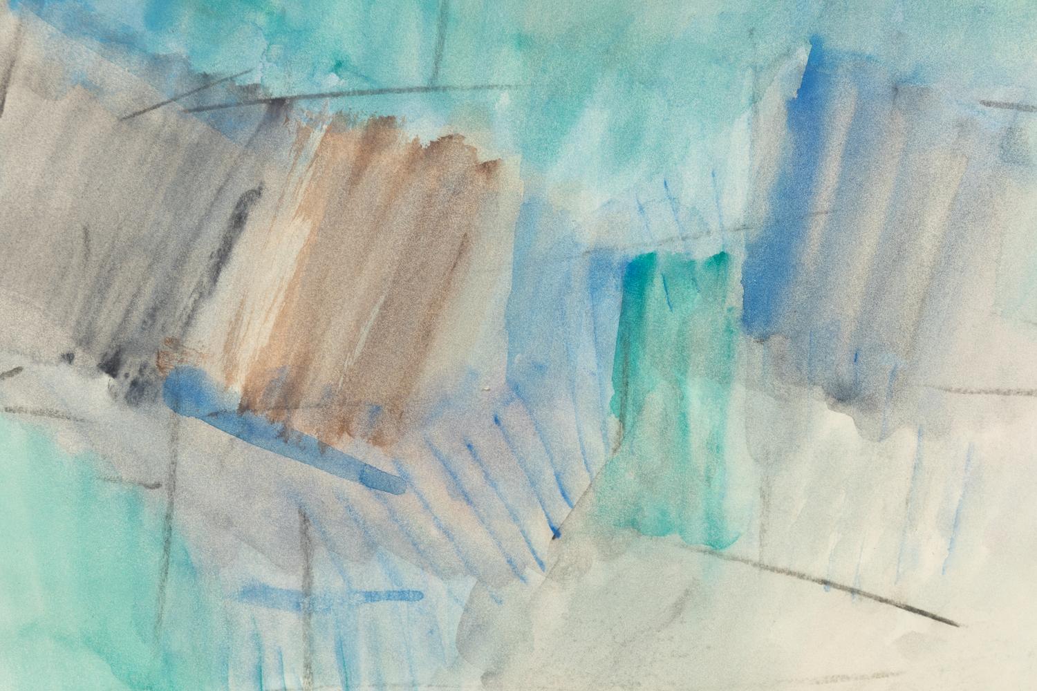 Untitled (Green and Blue Abstraction)