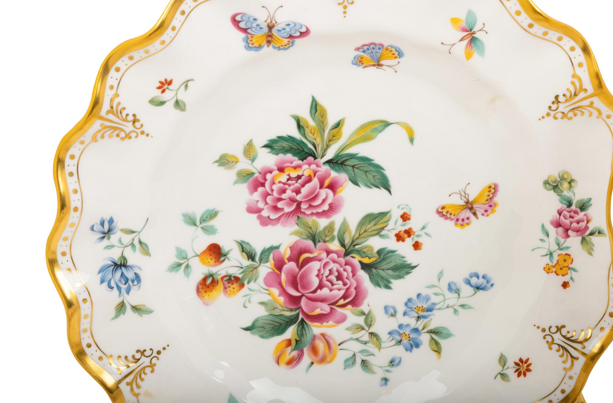 A Royal Crown Derby Porcelain Derby Days Dinner Service
