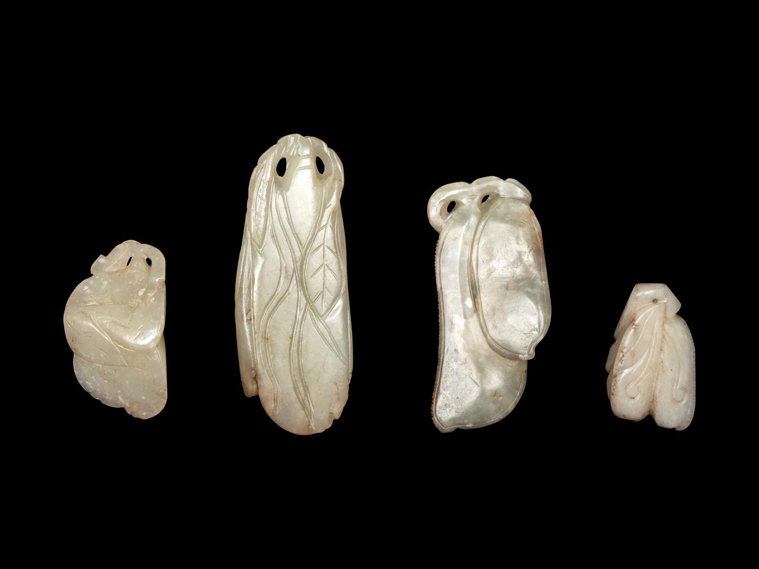 Four Chinese Jade Pendants