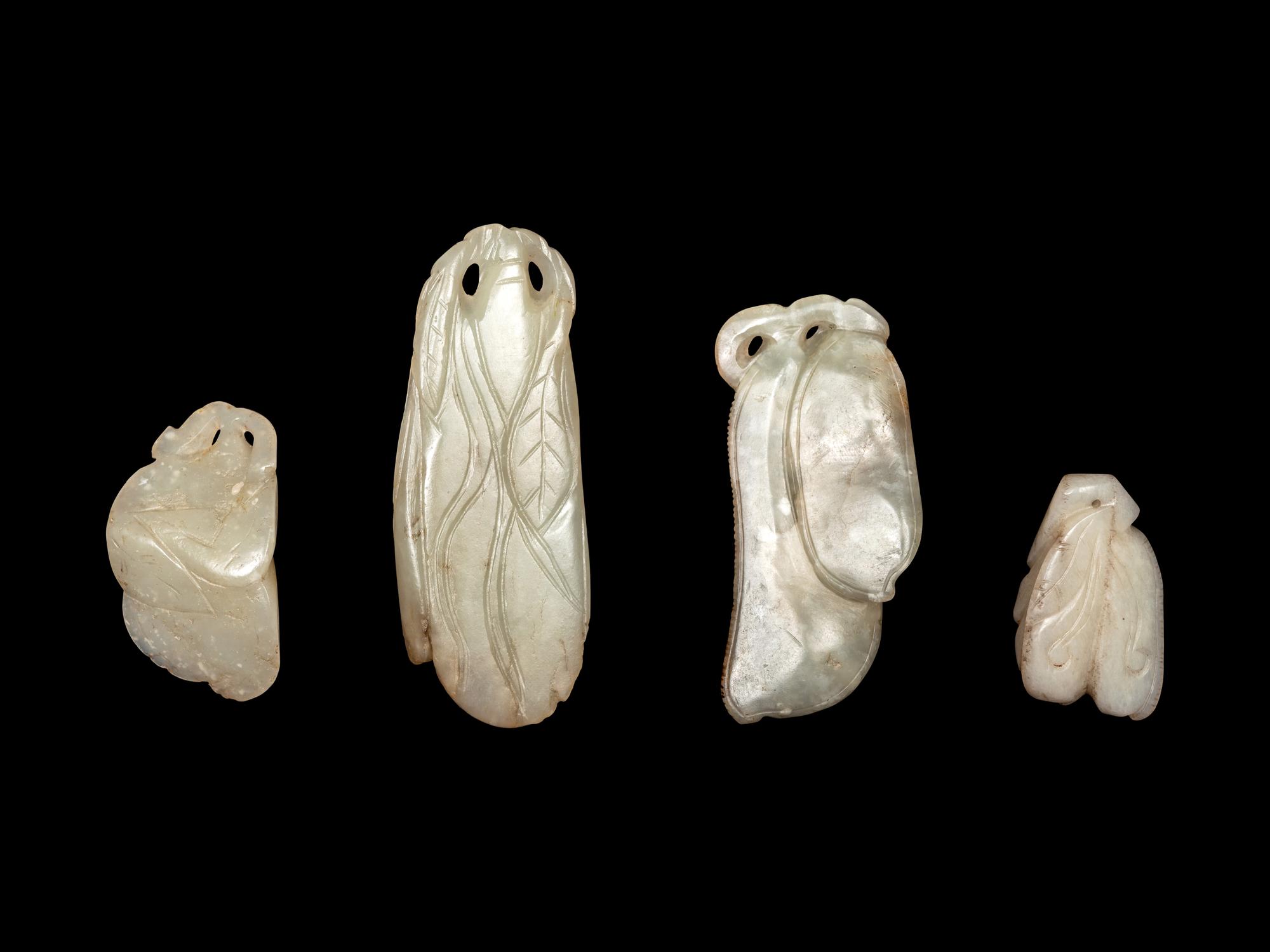 Four Chinese Jade Pendants