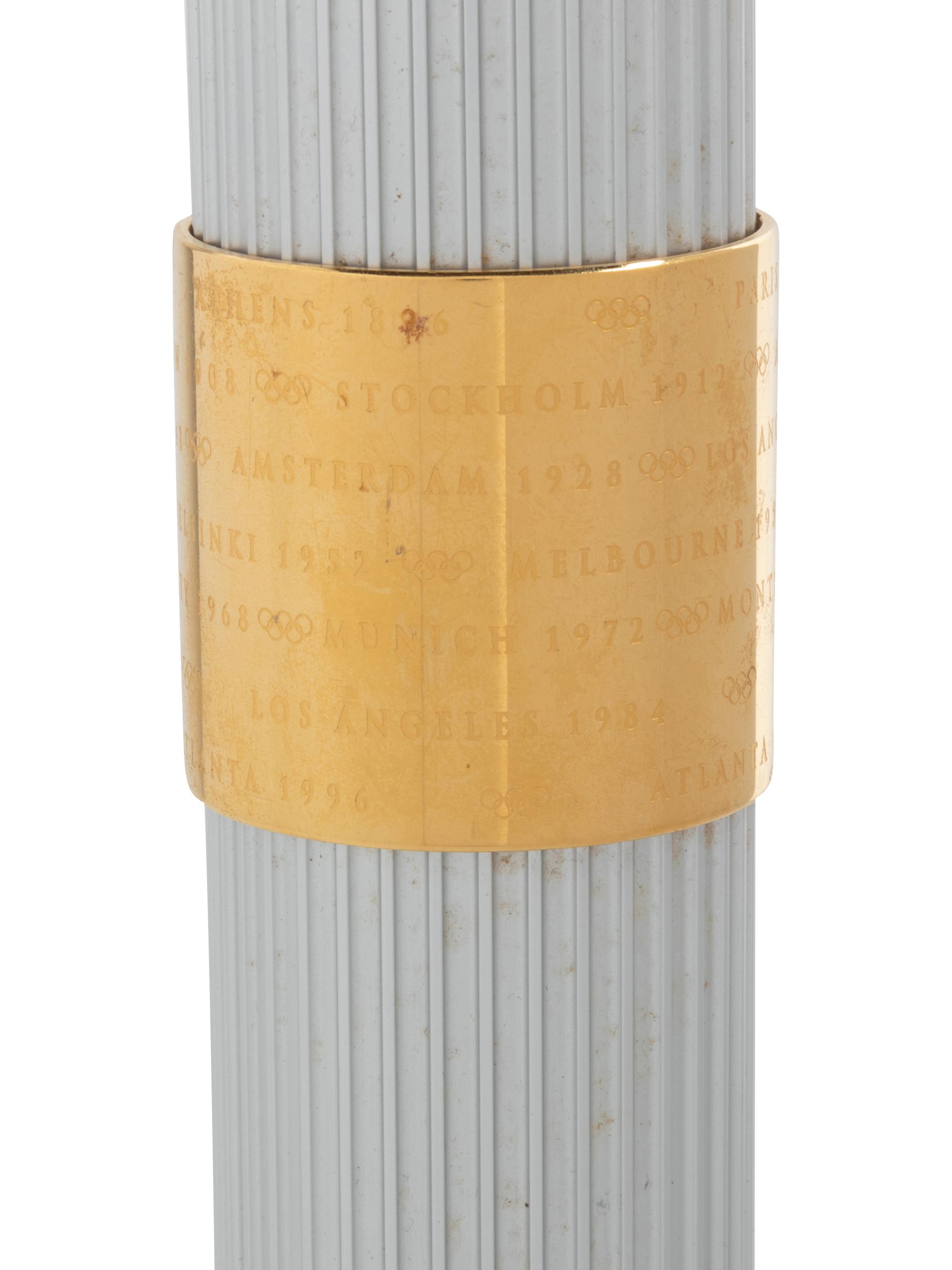 A 1996 Atlanta Olympics Relay Torch,