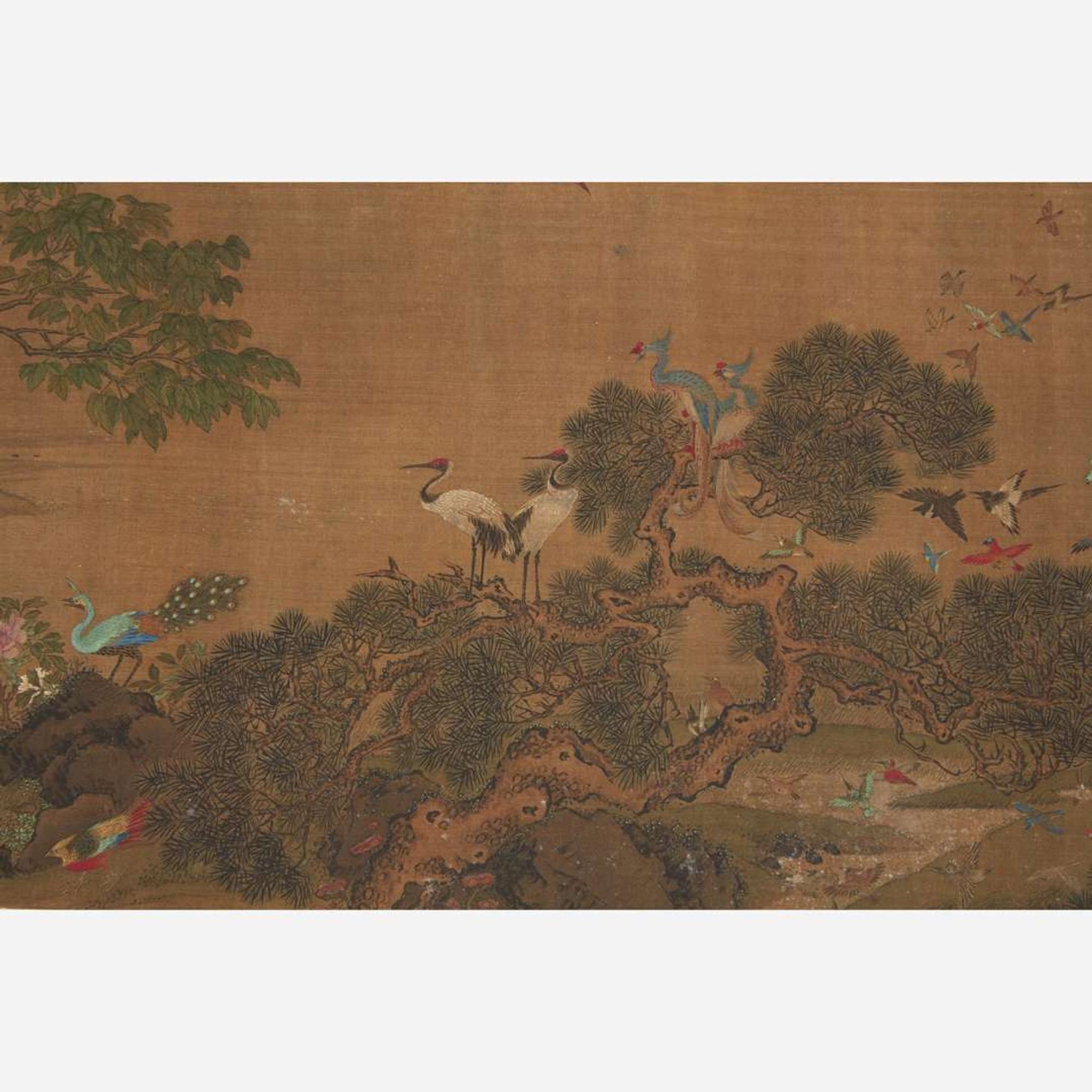 Chinese School, 19th century or earlier 十九世纪或更早 One Hundred Auspicious Subjects, eight works ???????? ????