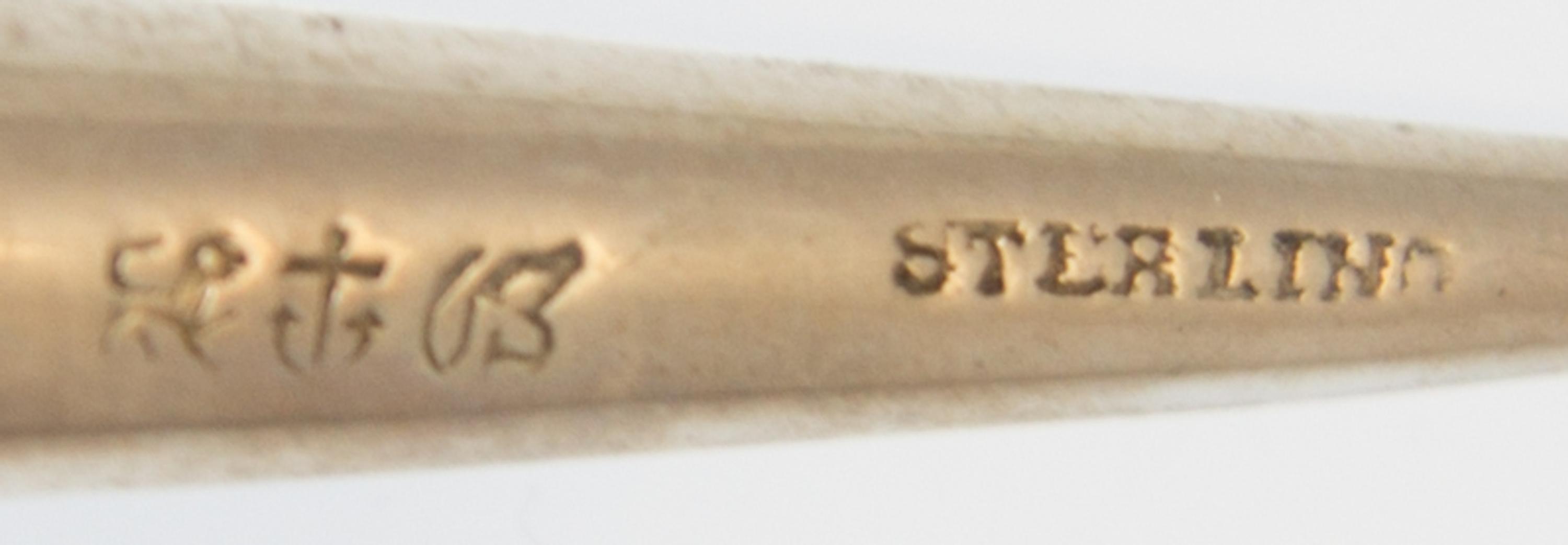 A Cased American Silver Nut Service, Gorham Mfg. Co., Providence, RI, Circa 1865, comprising twelve picks and a serving spoon in the Mo