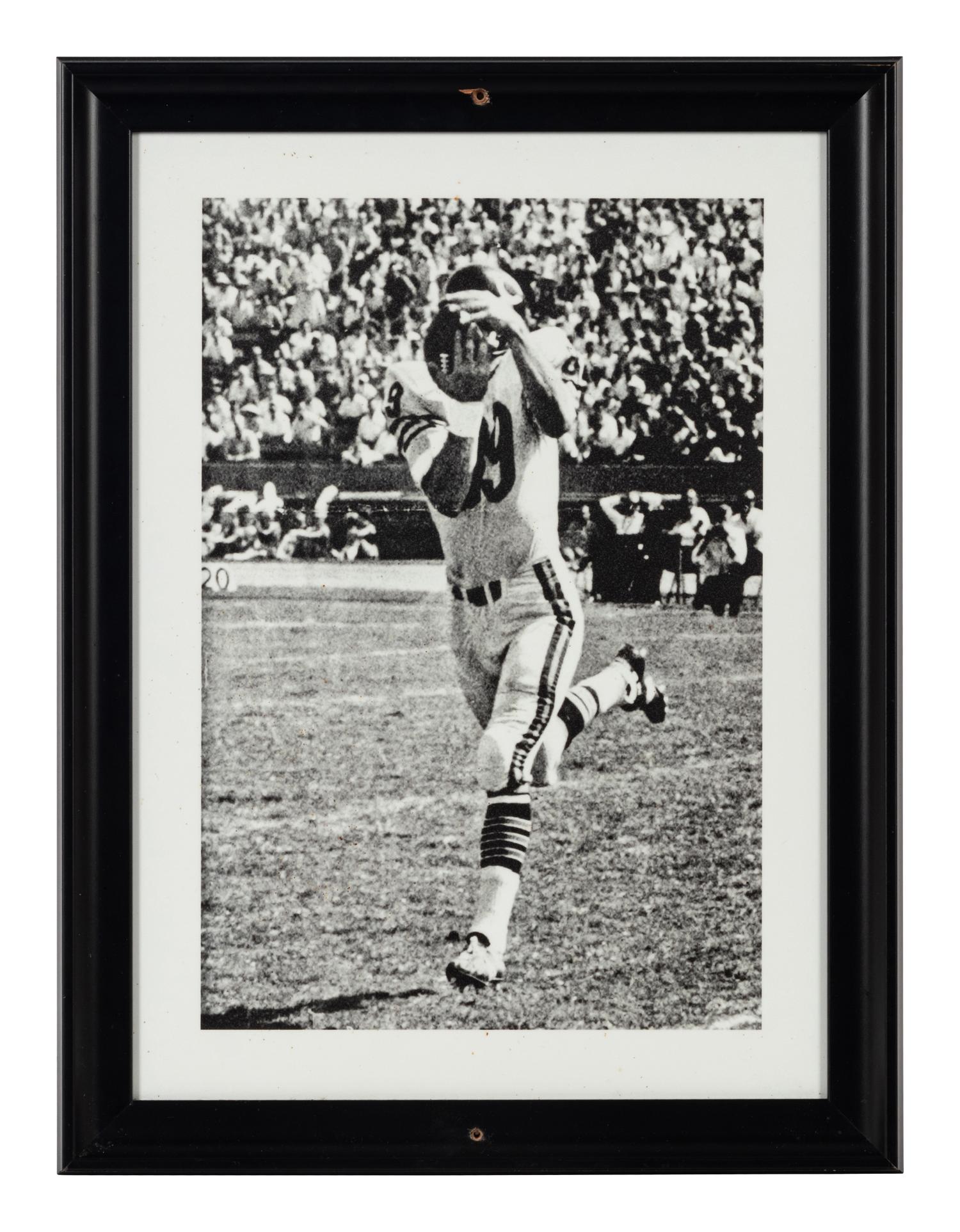 A Group of Seven Photographs Depicting Mike Ditka as a Player Formerly Displayed at Mike Ditka’s Restaurant