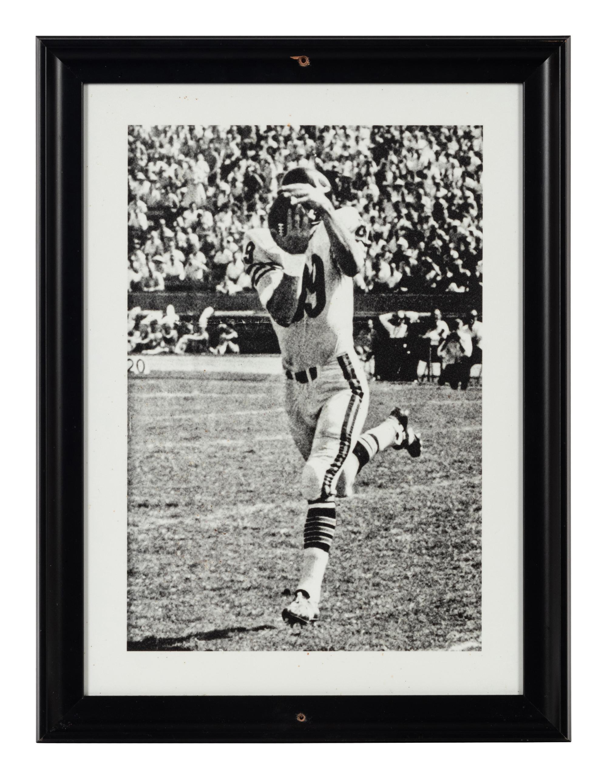 A Group of Seven Photographs Depicting Mike Ditka as a Player Formerly Displayed at Mike Ditka’s Restaurant