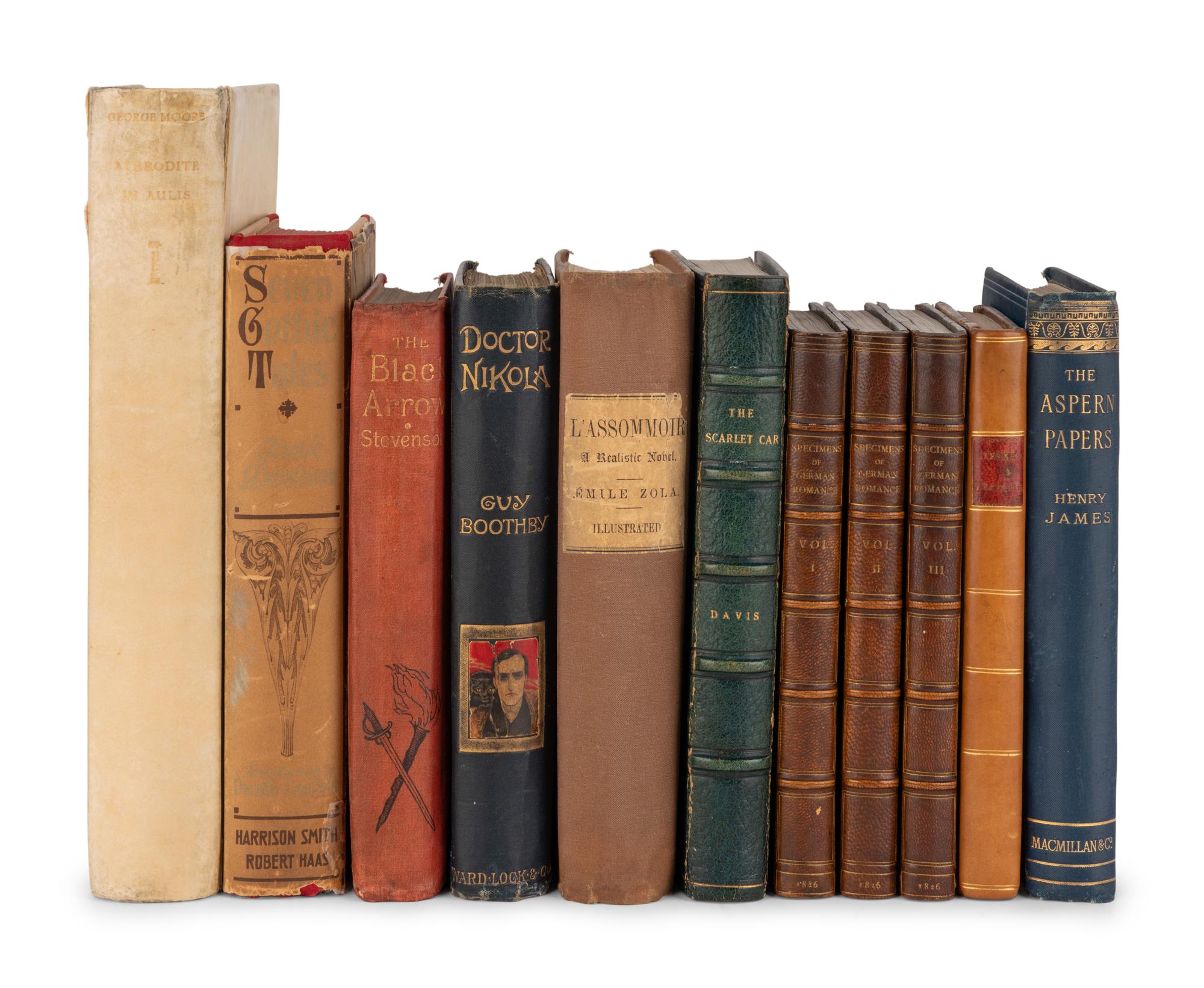 [WORLD LITERATURE]. A group of 9 works of literature, including: