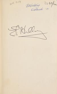[Mountaineering] Hillary, Sir Edmund, and Maurice Herzog. Pair of Signed Titles