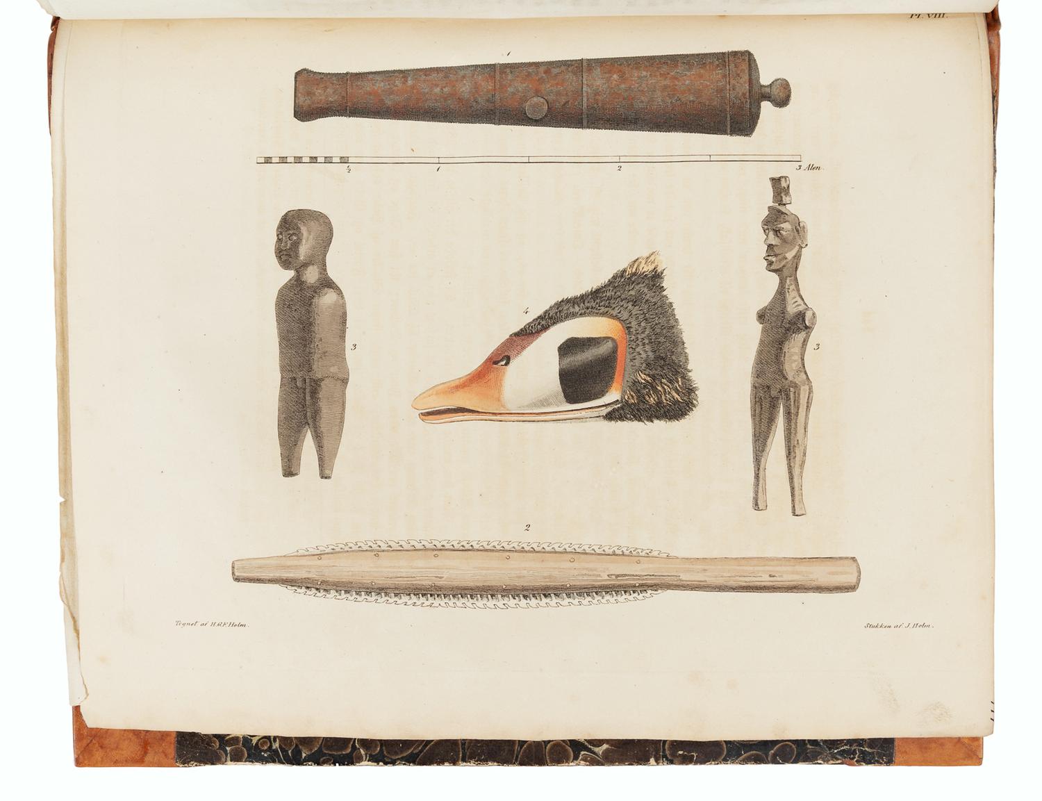 [Travel & Exploration]. Graah, Wilhelm August. Undersøgelses-reise til øst-kysten af Grønland…1828-1831