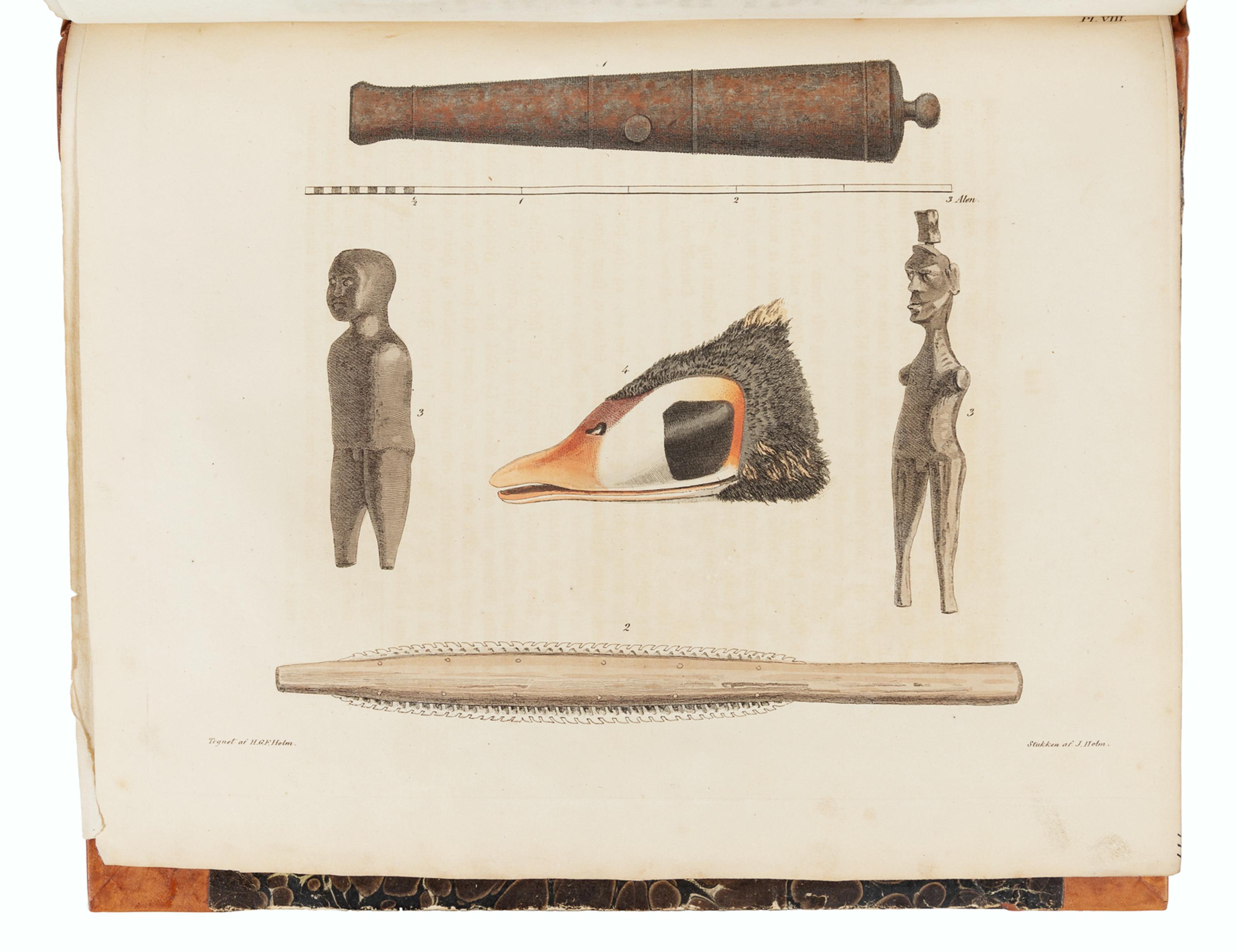 [Travel & Exploration]. Graah, Wilhelm August. Undersøgelses-reise til øst-kysten af Grønland…1828-1831