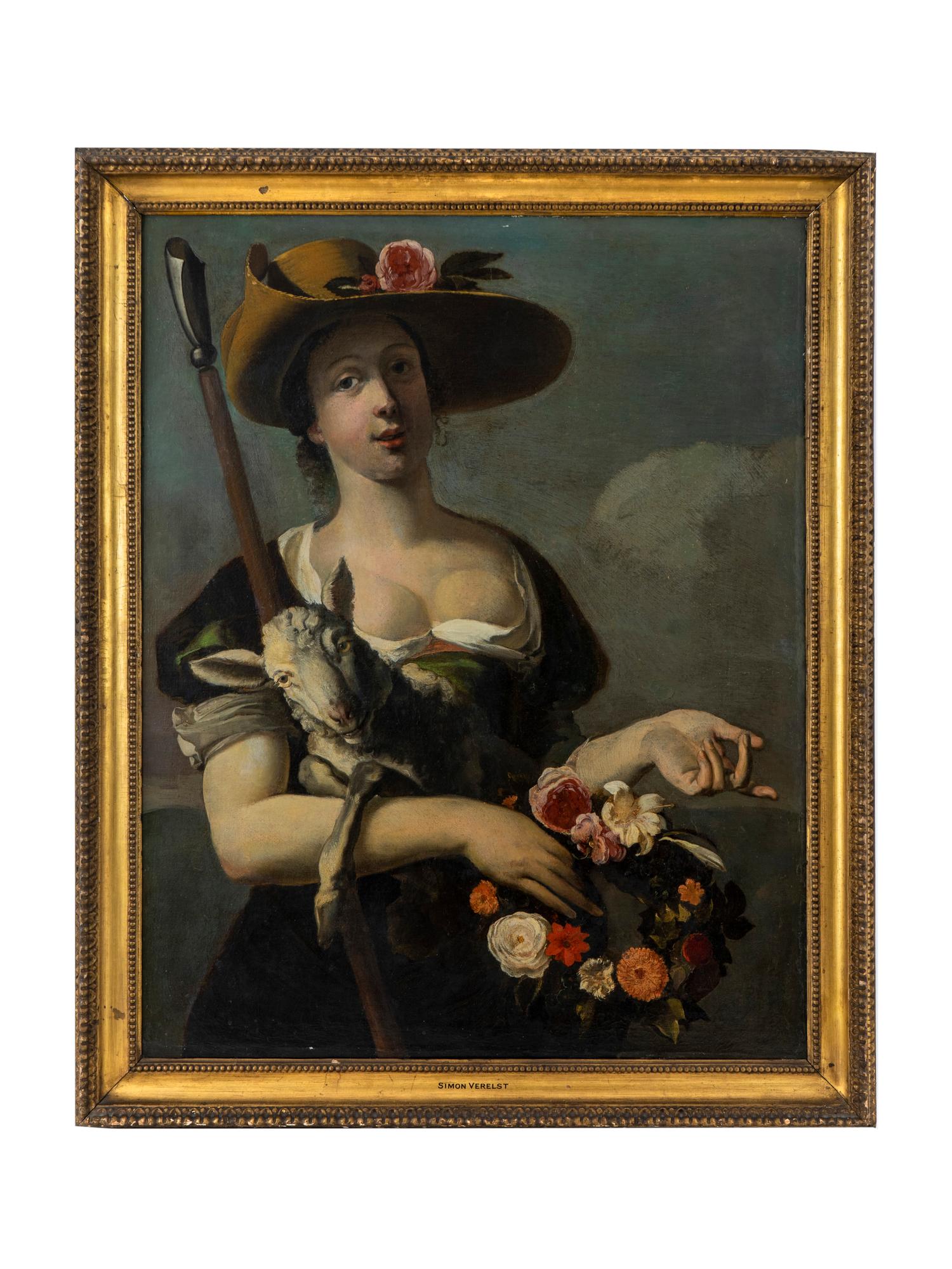 Untitled, Lady with Bouquet