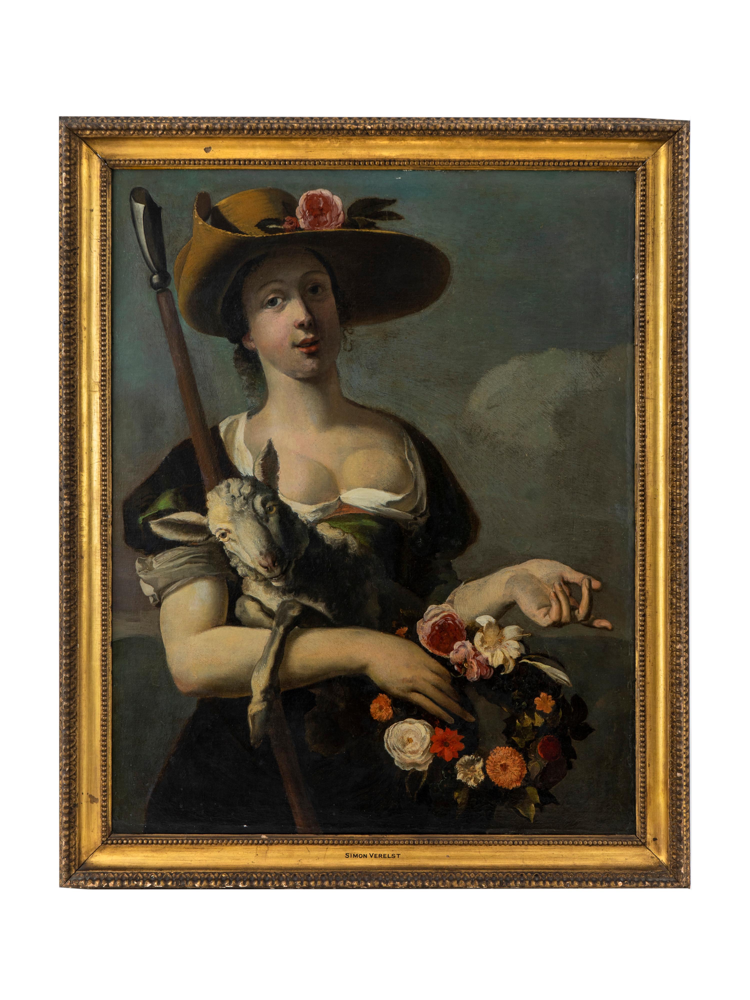 Untitled, Lady with Bouquet