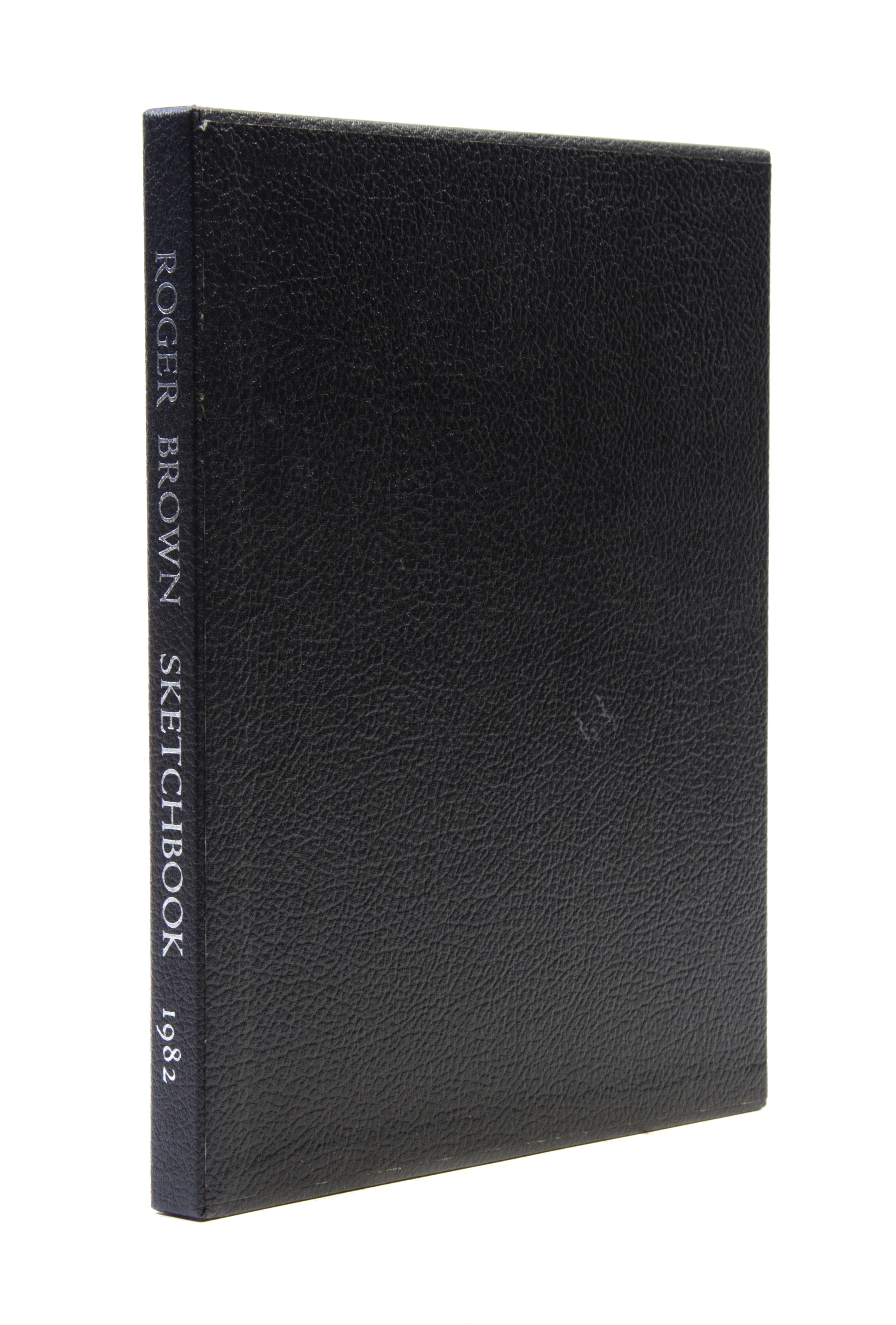 BROWN, ROGER. Sketchbook 1982. NY, 1983. Signed. Limited.