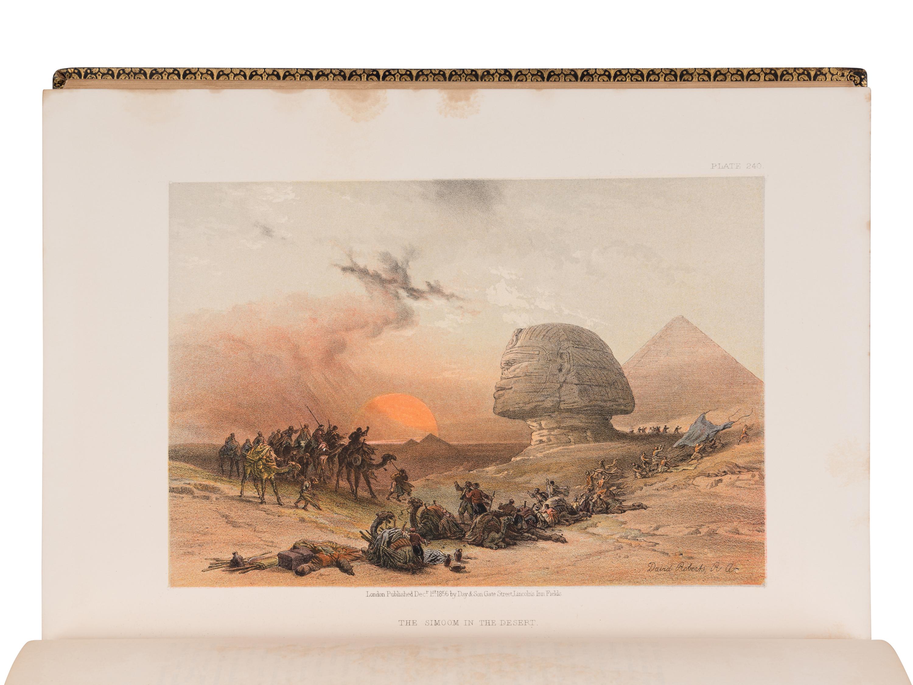 [TRAVEL & EXPLORATION]. ROBERTS, David (1796-1864). The Holy Land, Syria, Idumea, Arabia, Egypt, and Nubia . London: Day & Son, 1855-1856.