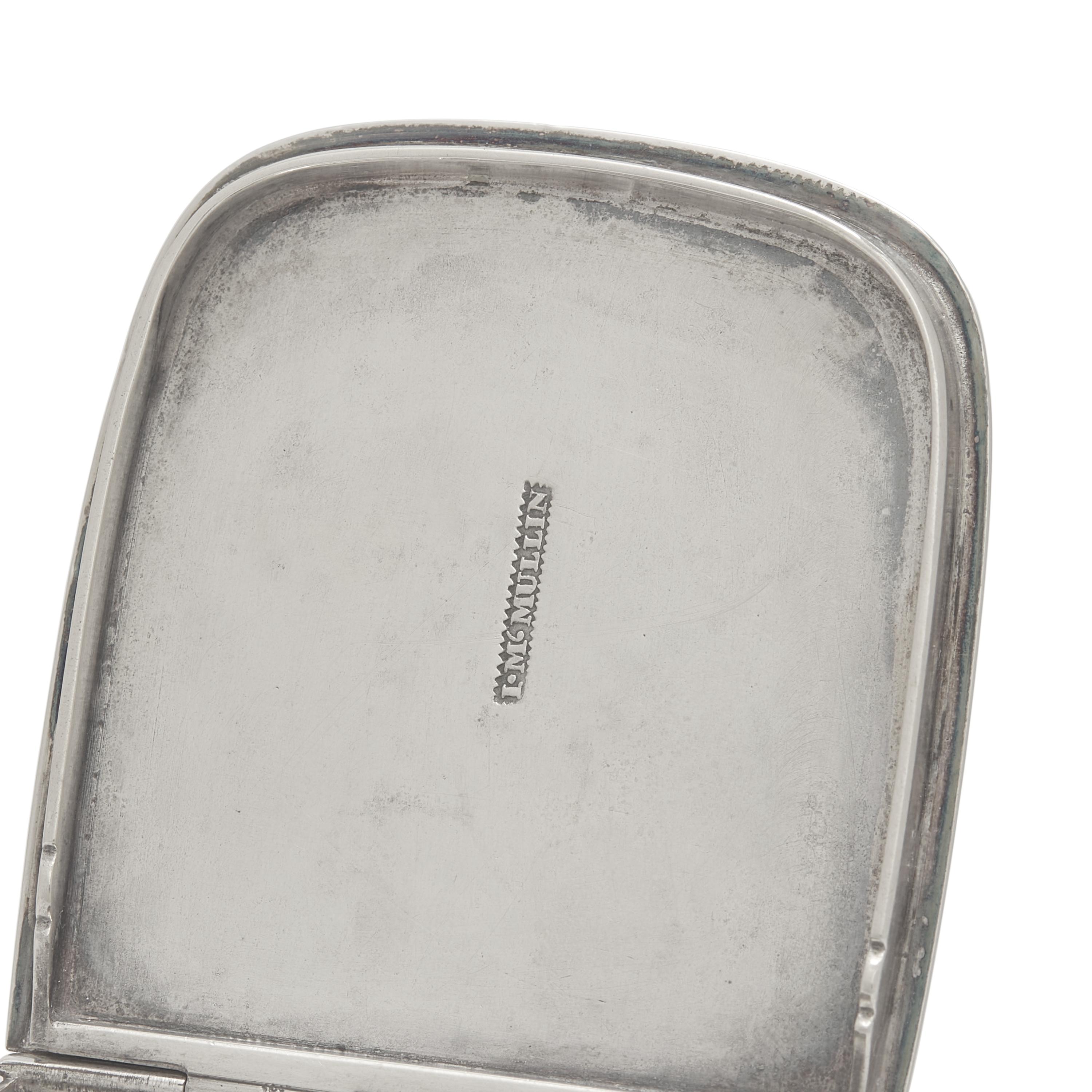 Two Federal Silver Snuff Boxes