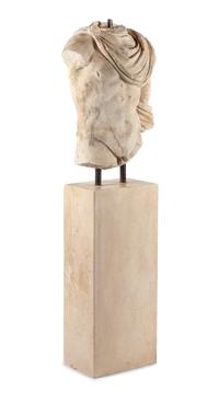 An Italian Marble Torso Height 57 x width 15 x depth 9 inches. — AFTER THE ANTIQUE