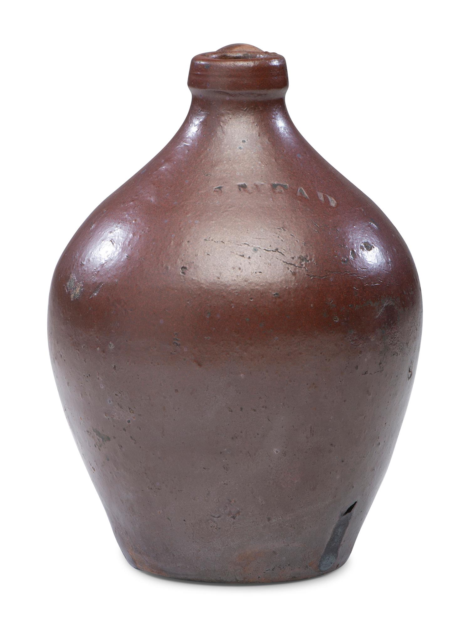 A Rare I.M. Mead Quart Size Stoneware Jug