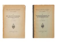 [PAIS, Abraham, his copies] -- 2 pamphlets from Abraham Pais’ library, comprising: