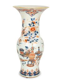A Chinese Export Imari Palette Porcelain Vase