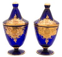 A Group of Continental Glass Articles Height of tallest 11 1/2 inches. — 20TH CENTURY