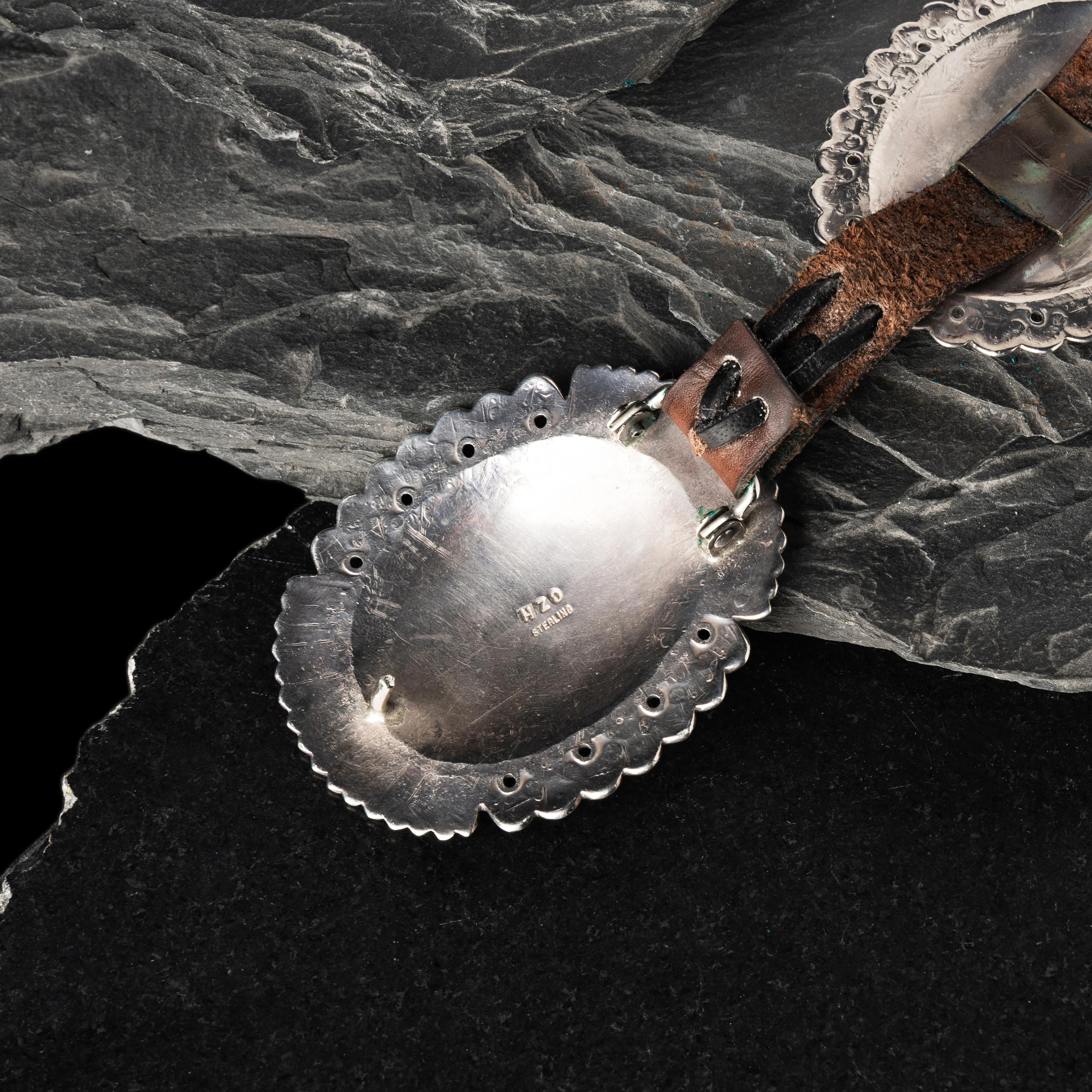 Cippy CrazyHorse (Diné, b. 1946) — Sterling Silver Concha Belt