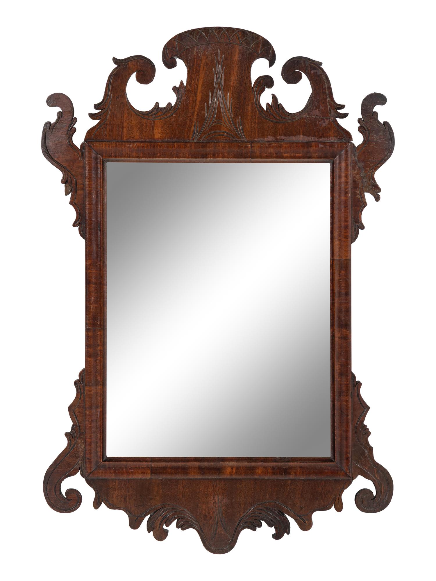 An English Mahogany Mirror