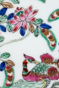 Two Famille Rose Porcelain Plates