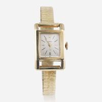 A Ladies 18K Yellow Gold Juvenia Watch