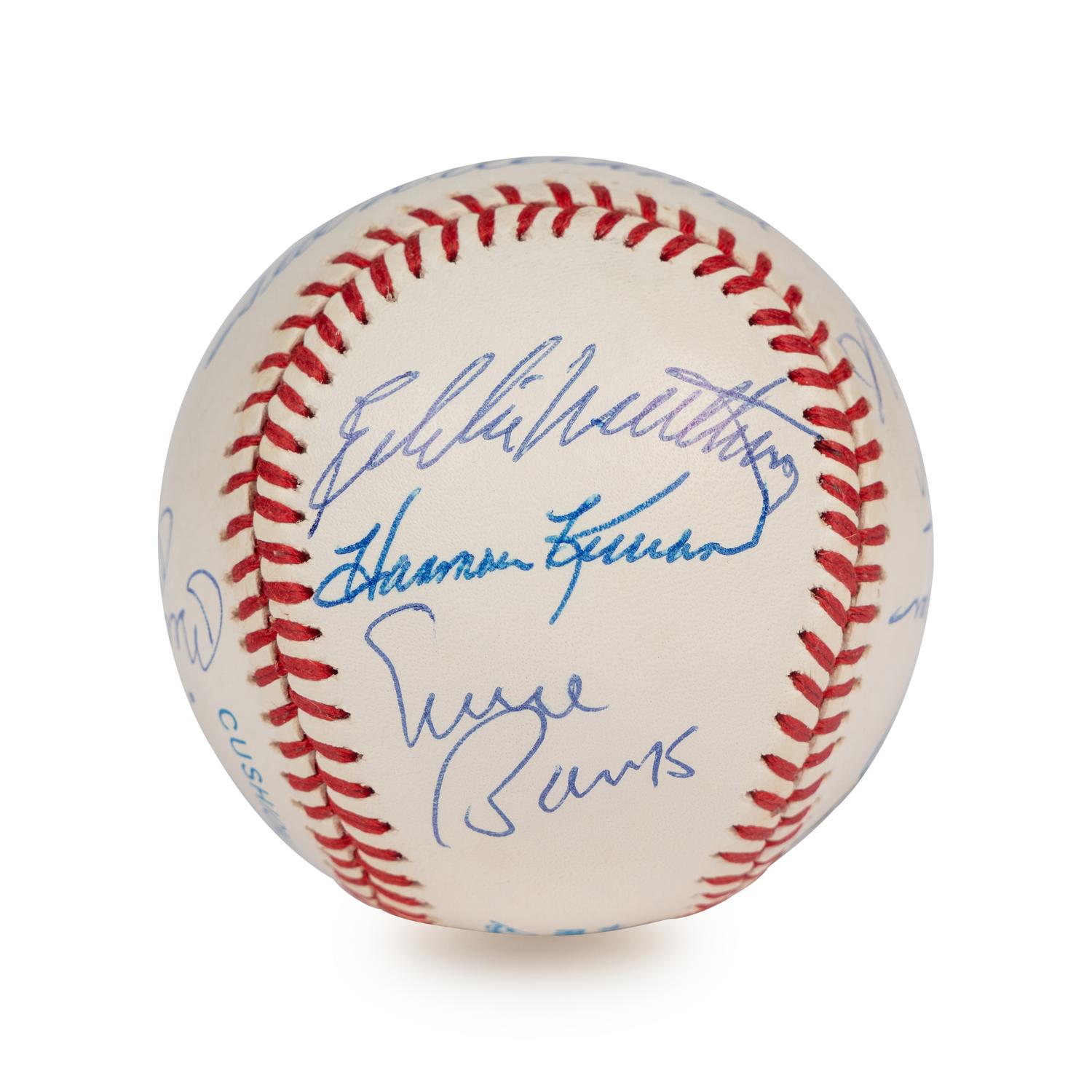 A 500 Home Run Club Signed Autograph Baseball - 10 Signatures (Beckett Authentication Services Letter),