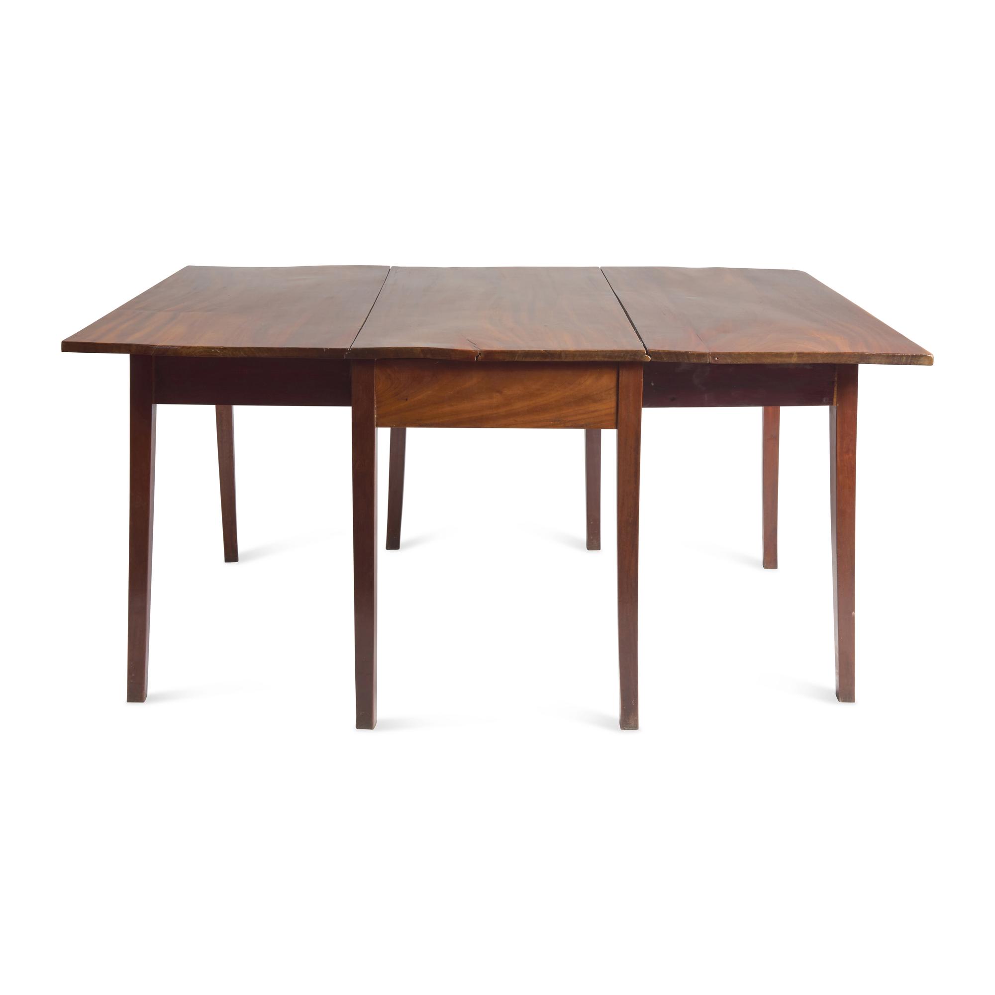 A George III Mahogany Drop-Leaf Table of Southern Interest