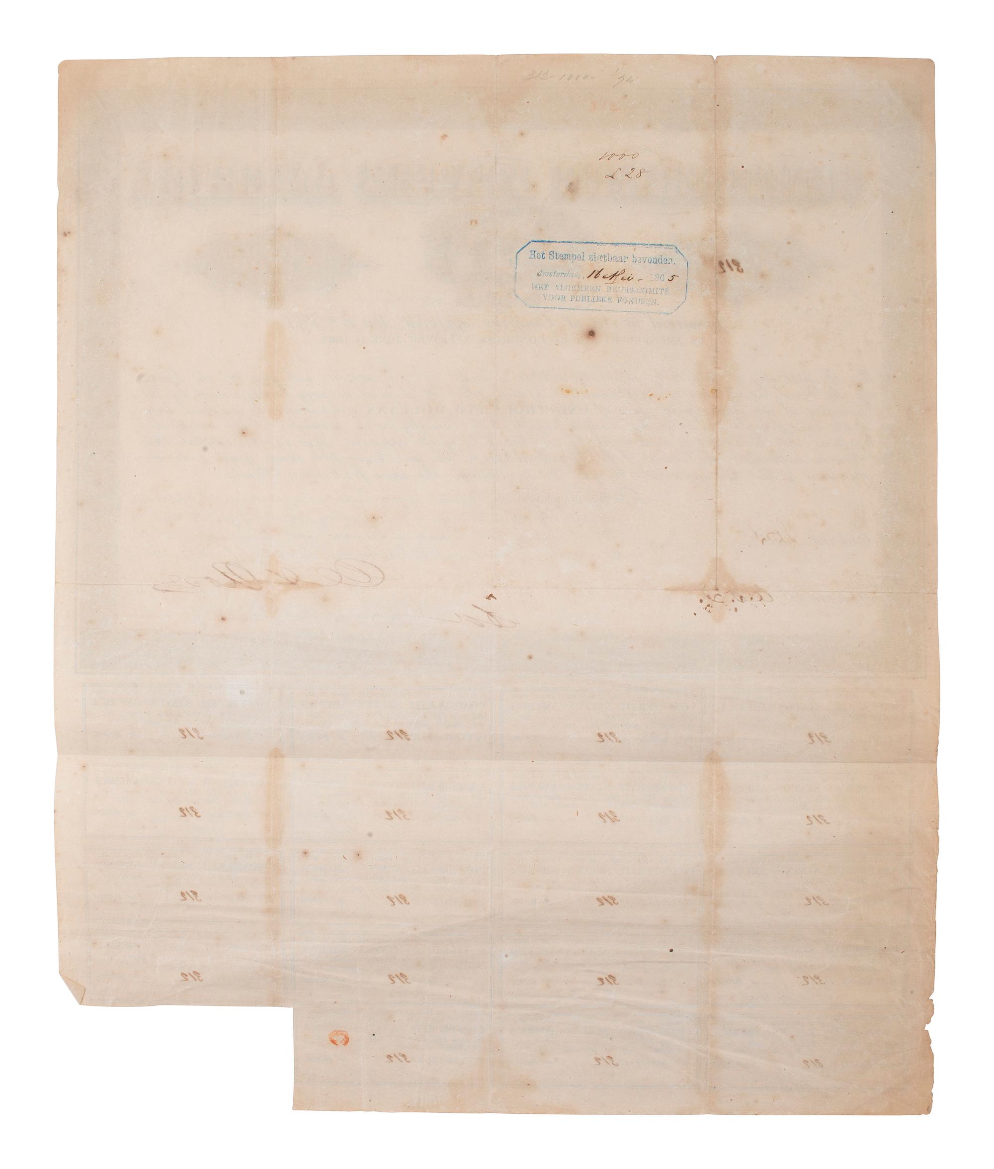 [CIVIL WAR - CONFEDERATE]. A large group of Confederate bonds.