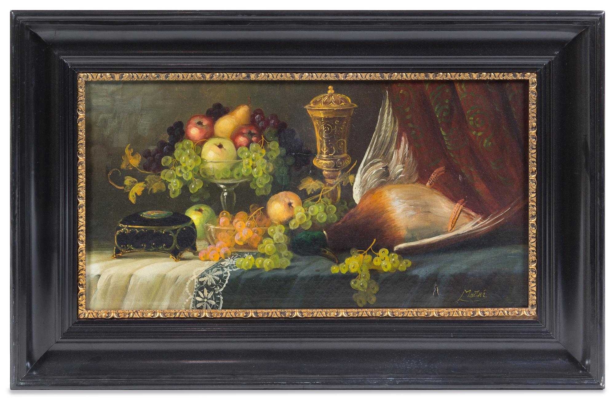 Artist Unknown, (19th century), Still Life with Fruit and Game