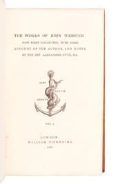 [BINDINGS]. WEBSTER, John (1580?-1625?). Works. London: William Pickering, 1830.