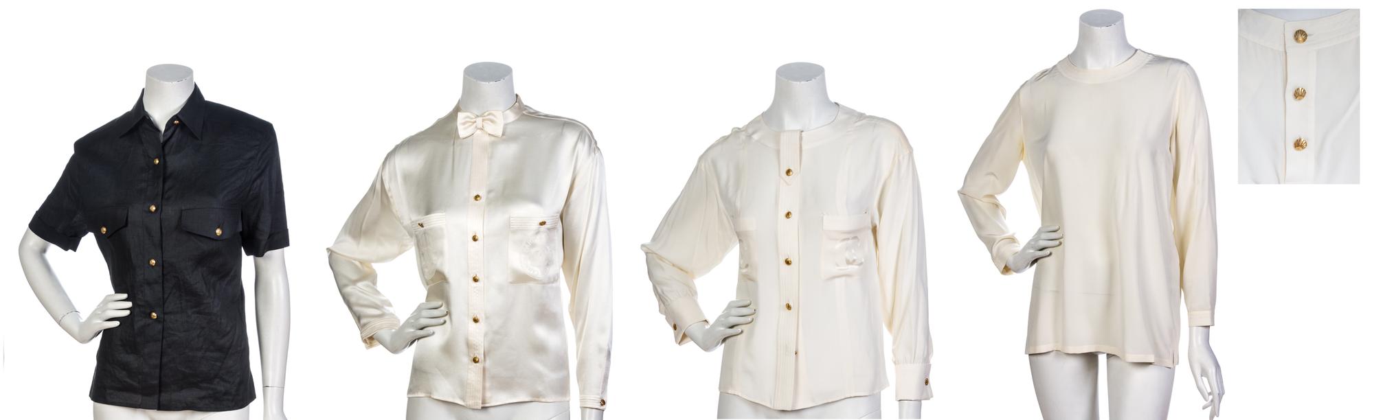 A Group of Twelve Chanel Blouses,